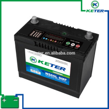 Keter self maintenance battery DIN55 SMF 12V55AH 12v smf battery